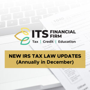 New IRS Tax Law Updates
