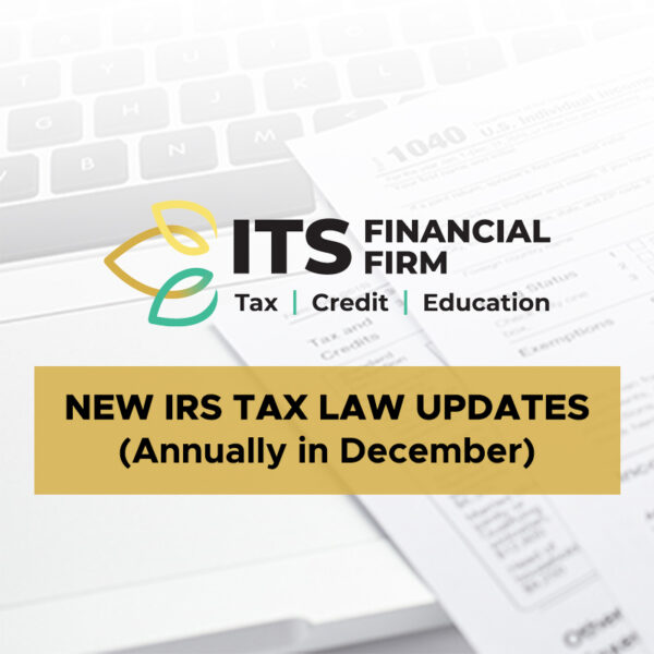 New IRS Tax Law Updates